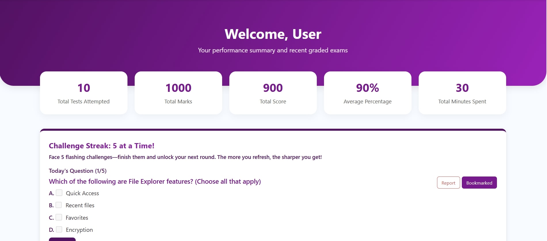 Online Test Illustration