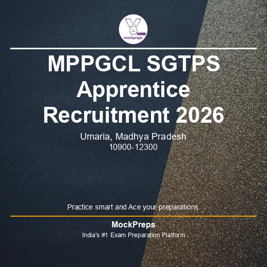 MPPGCL Apprentice 2026 – 27 Posts | Last Date 20 Oct | Apply