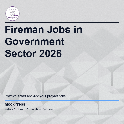 Mock Up Check Out Sign Fireman Jobs in Government Sector 2026 Recruitment | Govt Vacancy ...