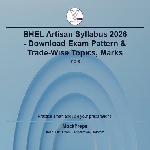 Engineering Services Examination Pattern BHEL Artisan 2026 – 660 Posts | Exam Pattern & Syllabus | Apply